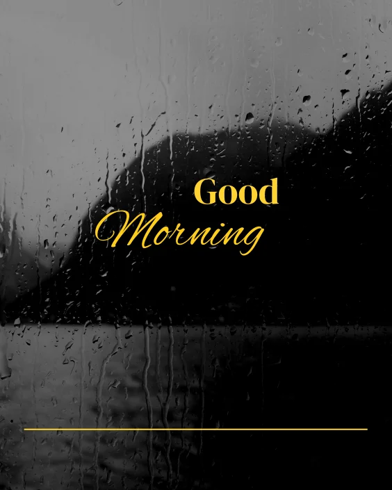 Good Morning Rainy Image