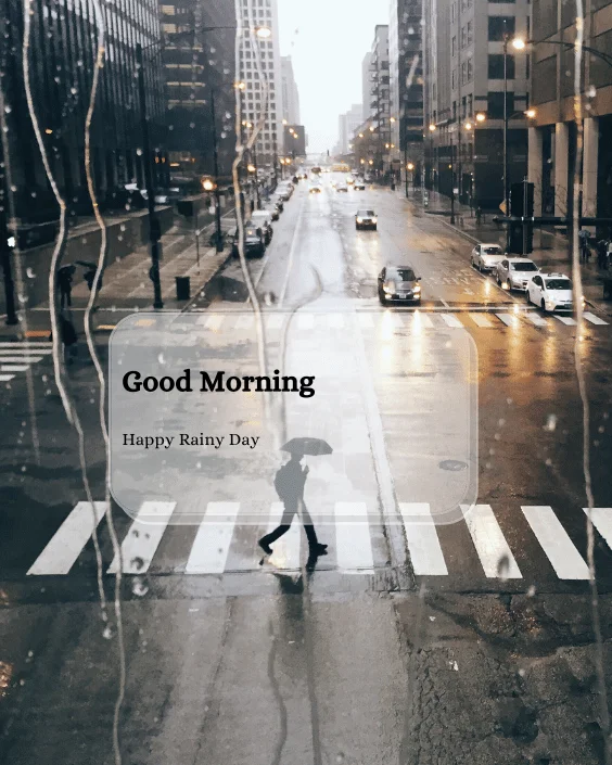 Good Morning Rainy Image