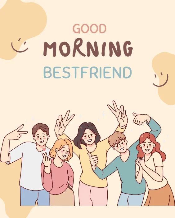 Good Morning Bestie Image