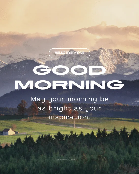 Inspiration Good Morning Image