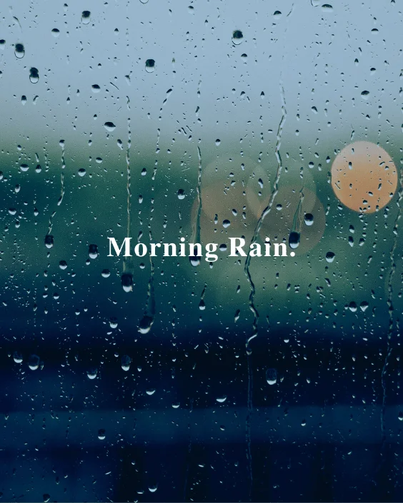 Good Morning Rainy Image