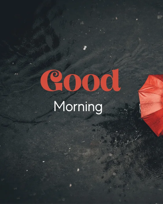 Good Morning Rainy Image