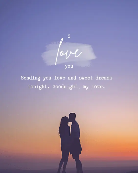 Good Night Wish for Lover Image