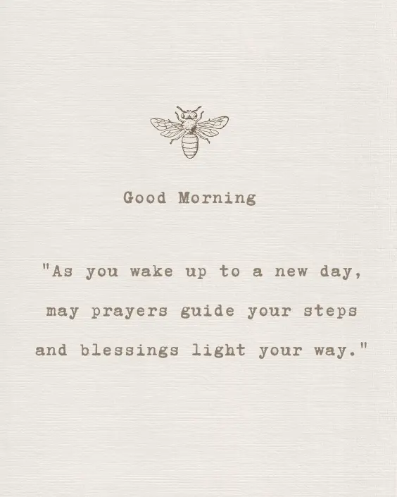 Good Morning Blessing and Prayer Image