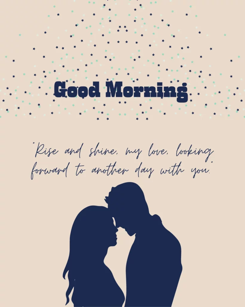 Romantic Good Morning Message for Him Image