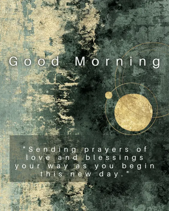 Good Morning Blessing and Prayer Image