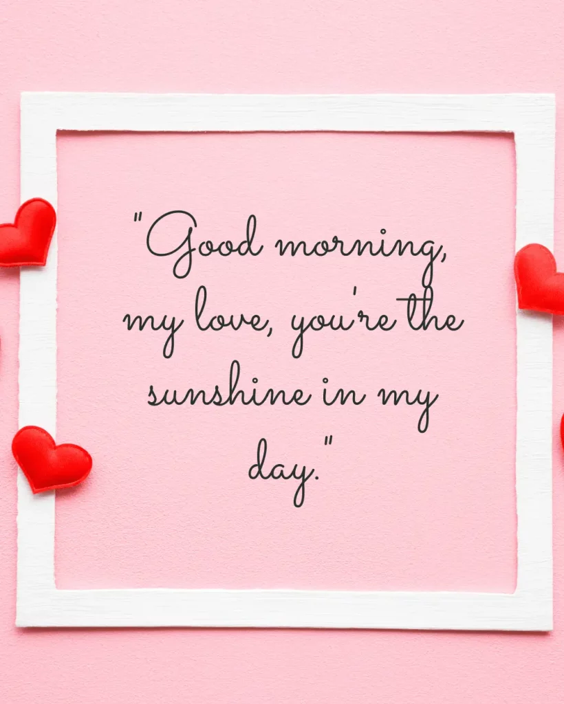 Morning Message to My Love Image