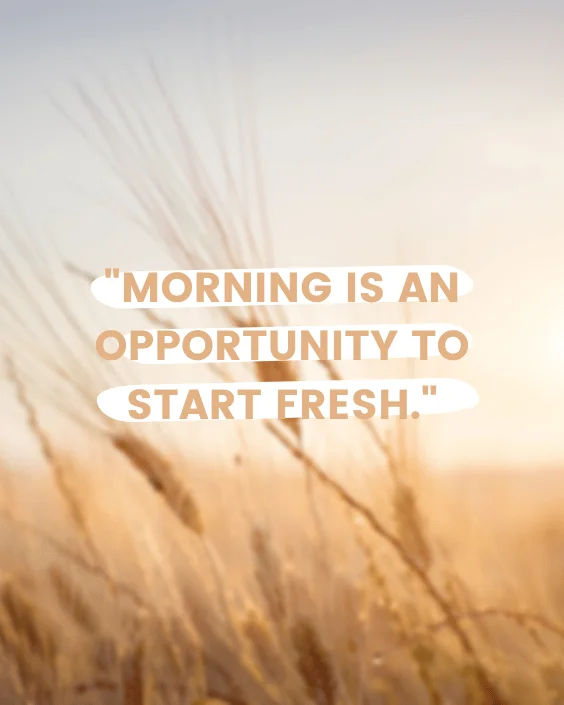 Short Morning Quote Image