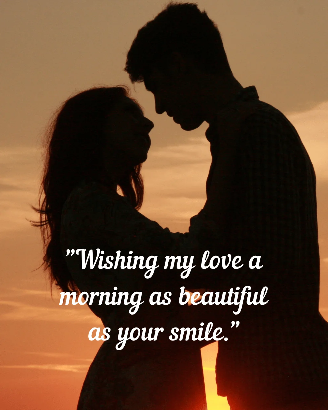 Romantic Good Morning Message for Him Image