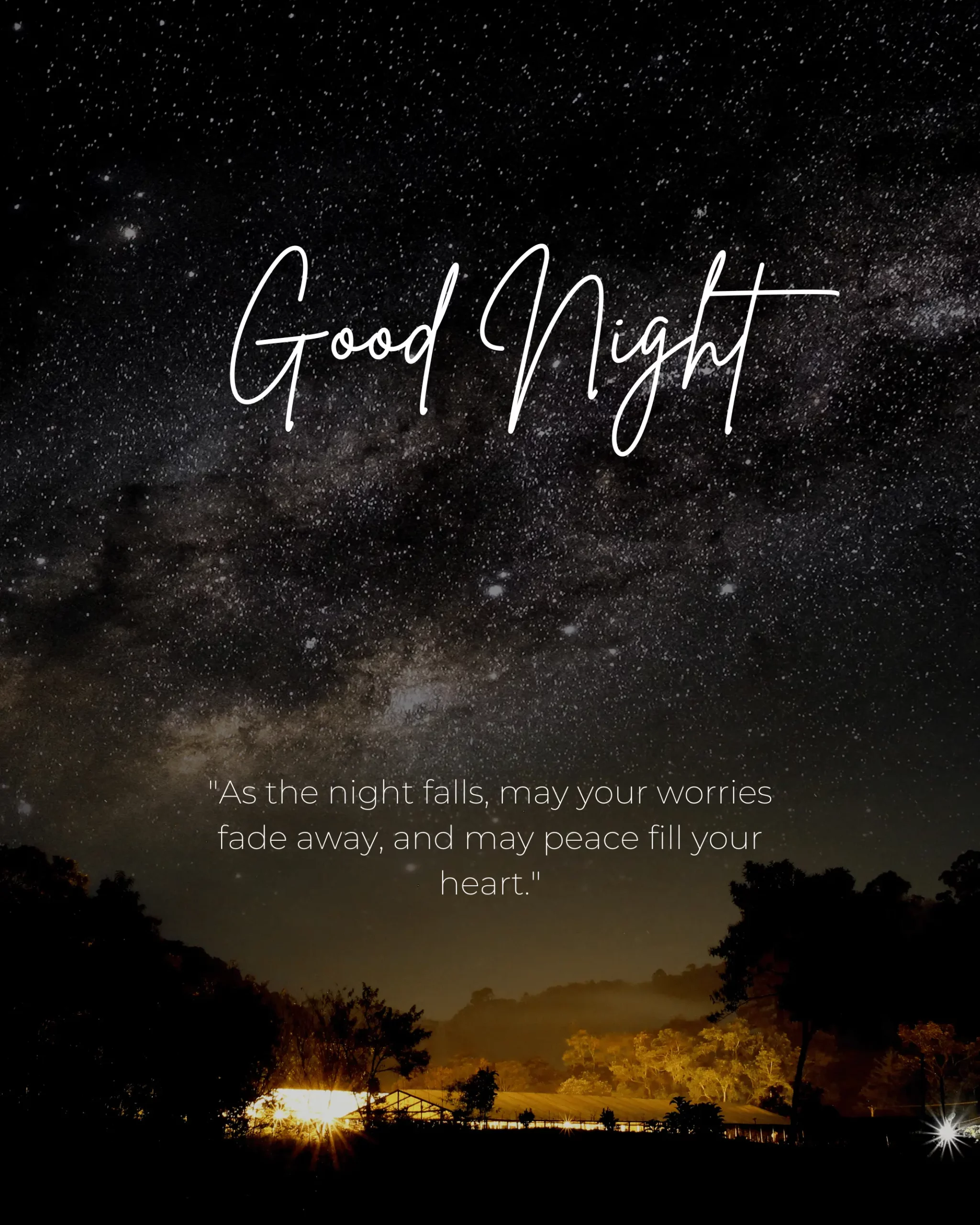 Friend Good Night Quote Image